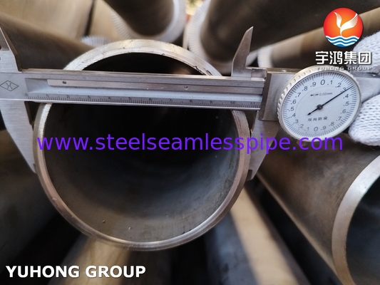 أنبوب HFW ذو الزعانف المتدلية ASTM A312 TP304H من الفولاذ المقاوم للصدأ مع لفائف الحمل SS304