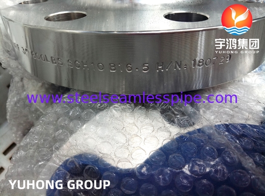 ASTM A182 F347 الفولاذ المقاوم للصدأ لحام رقبة فلنج ، RF / RTJ وجه للتطبيق في درجات الحرارة العالية