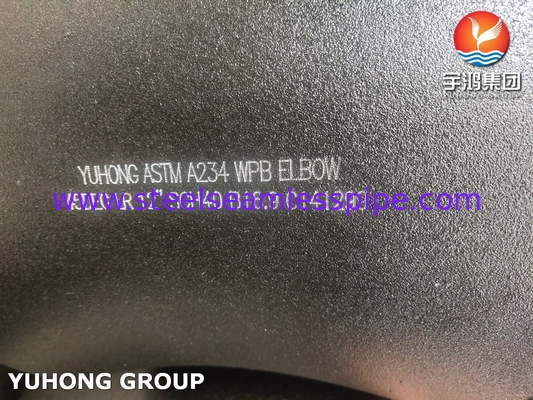 ASTM A234 WPB الكوع من الفولاذ الكربوني 45DEG LR Buttwelded BW B16.9