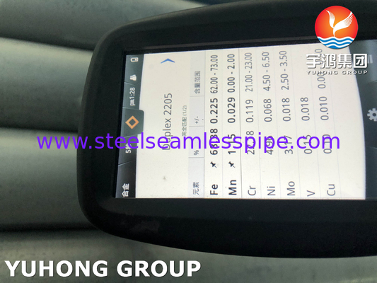 ASTM A789 S32205 أنابيب الفولاذ المزدوجة لصناعة النفط والغاز