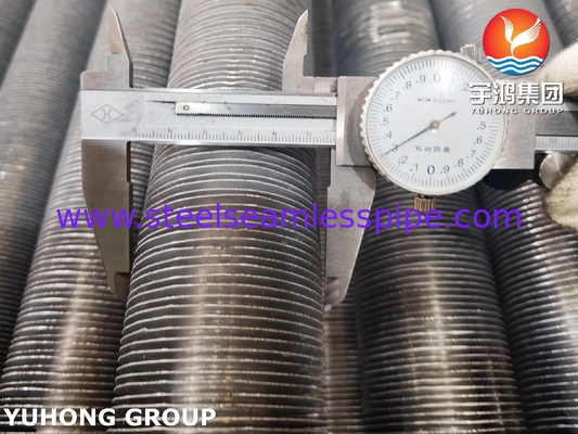 ASME SA179 أنبوب الزعانف المكبّر مع شريط الزعانف Al1100 لمبرد الهواء
