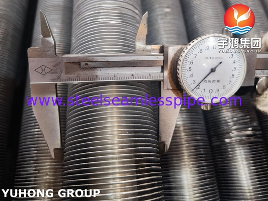 ASME SA179 أنبوب الزعانف المكبّر مع شريط الزعانف Al1100 لمبرد الهواء