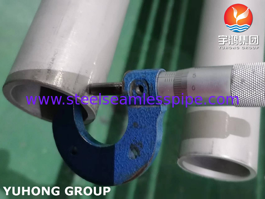 ASME SA213 TP347H أنبوب بلا مسام من الفولاذ المقاوم للصدأ لجهاز التسخين الفائق وتسخين الهواء