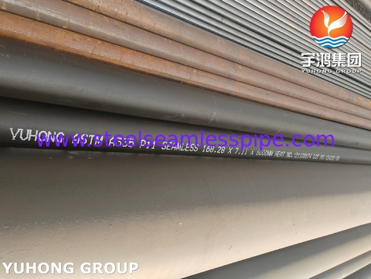 أنابيب الفولاذ المقاوم للآليات بدون خيوط ASTM A335 P11 لمشاريع المصافي