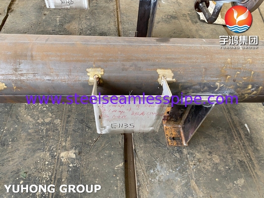 محول الحرارة للقشرة والأنابيب مع أنابيب SS31803 SA-106 الصف B القشرة ASME القسم VIII