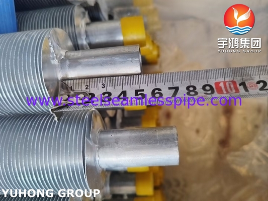 ASME SA249 الفولاذ المقاوم للصدأ الأنبوب الألواني الألواني النوع L لمبرد الهواء
