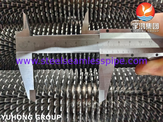 أنبوب ASME SA192 / ASTM A192 ذو الزعانف المتدلية لنقل الحرارة