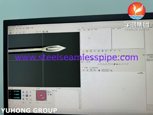 أنبوب إبرة حقن طبية من الفولاذ المقاوم للصدأ ISO9626 TP304 TP316L 30G