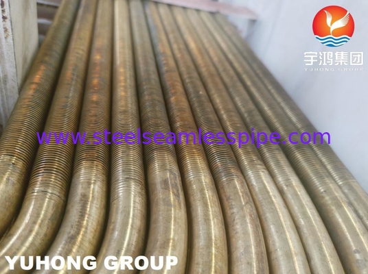 B359 C44300 C44500 سبيكة النحاس أنبوب U ينحني لأجهزة تبادل الحرارة ASTM B154-16