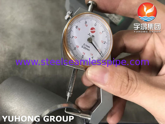 ASTM A815 S31803 ثنائي الفولاذ Buttwelded 90Deg المرفق أنبوب الارتباط B16.9