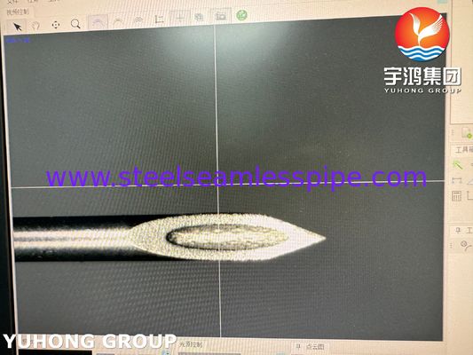 26G الفولاذ المقاوم للصدأ القص الخلفي أنبوب الإبرة المزدوج للثقب الطبي ISO9626 SUS304