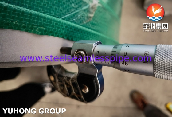 ASTM A358 / ASME SA358 TP316L الأنبوب المطاوئ من الفولاذ المقاوم للصدأ المخلل والمحترق لغاز النفط الكيميائي