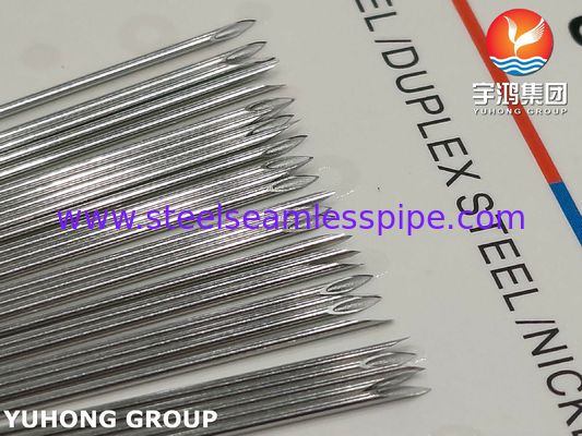 إبرة حقن نقطة 21G Lancet ، أنبوب إبرة من الفولاذ المقاوم للصدأ الطبي ISO7864 SUS304