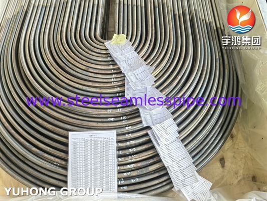 أنبوب مبادل الحرارة من الفولاذ المقاوم للصدأ ASME SA213 TP304L ASTM A262 Practice E
