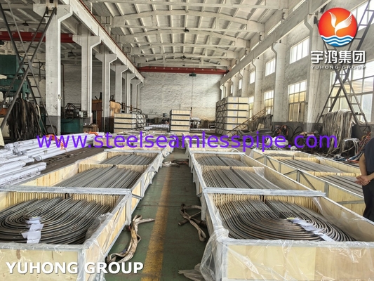 أنبوب مبادل الحرارة من الفولاذ المقاوم للصدأ ASME SA213 TP304L ASTM A262 Practice E