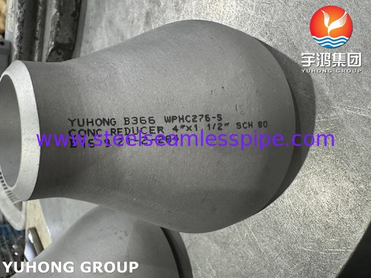 ASTM B366 N10276 ECC أنابيب التوصيل المتوسطة عالية النقاء
