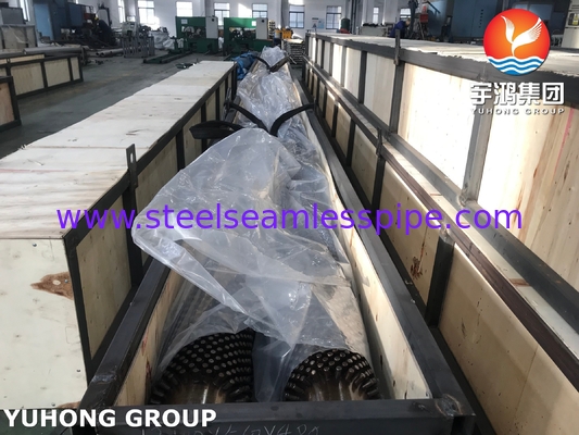 الصلب اللاصق ASME SA335 P9 أنبوب ذو ظفر غير مسموم للتسخين