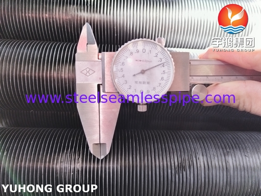 ASTM A213 T5 الألياف الفولاذية الأنابيب السلسة مع Al1060 شريط العصا أنابيب العصا لبرودة الهواء