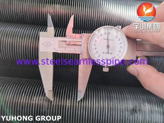 ASTM A213 T5 الألياف الفولاذية الأنابيب السلسة مع Al1060 شريط العصا أنابيب العصا لبرودة الهواء