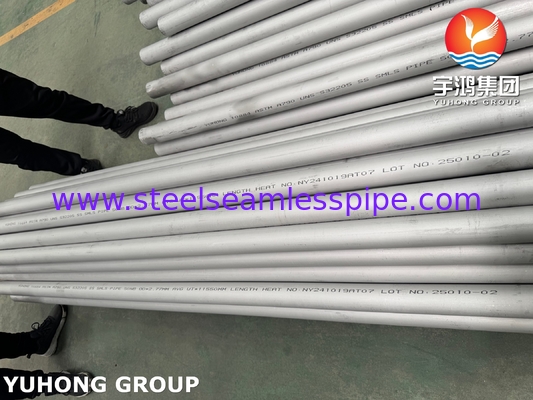ASTM A790 / ASME SA789 S32205 أنابيب الفولاذ المزدوج بدون طبقات للنفط والغاز الصناعي