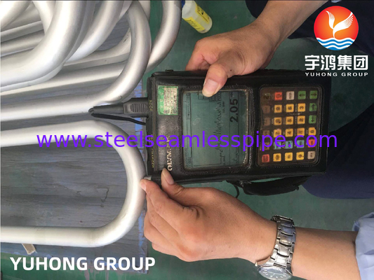 أنبوب غير سلس من الـ Inconel 625 Nickel Alloy ASTM B444 UNS NO8825 للمبادل الحراري
