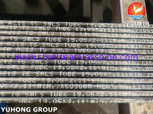 ASTM A213 T5 K41545 أنبوب فولاذي من سبيكة الكروم الموليبدينوم للجهاز المستخدم في مبادلات الحرارة