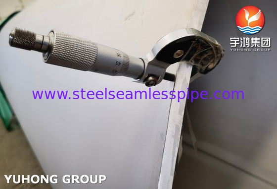ASTM A358 / ASME SA358 TP316L الأنبوب المطاوئ من الفولاذ المقاوم للصدأ المخلل والمحترق لغاز النفط الكيميائي