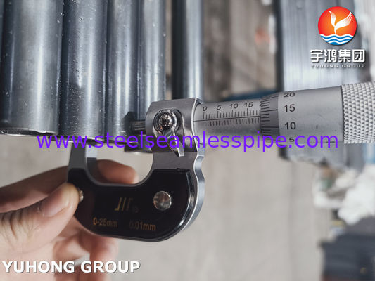 معدات المعالجة الحرارية لأنابيب الفولاذ المقاوم للصدأ الفريتي والمارتنسيتي ASTM A268 TP405 UNS S40500