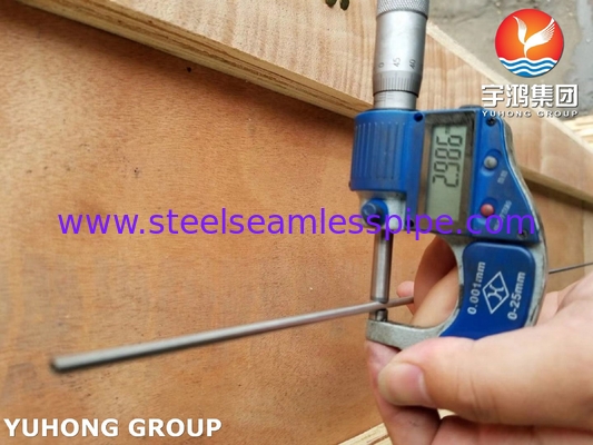 11G 3MM الصلب المقاوم للصدأ الطبي 304 أنابيب الشعرية لصناعة أنابيب الإبرة ، ISO9626