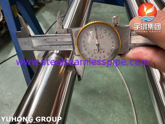 ASTM A270 TP304 الأنبوب السلس الصلب المقاوم للصدأ الصحي للأدوية الغذائية