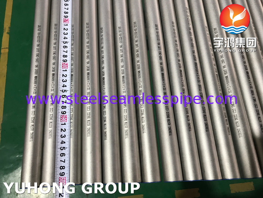 أنبوب غير منسجم من سبائك النيكل ASTM B622 Hastelloy C22 UNS N06022 لأوعية المفاعلات