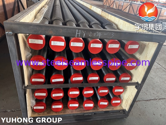 ASTM A335 P5 P9 P11 P22 عالية الفرنسية لحام الأنبوب ذو الزعانف المتدلية الصلبة