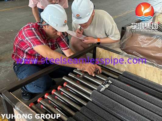 ASTM A213 T11 الأنبوب السلس من الفولاذ اللاصق HFW الأنبوب ذو الزعانف المتدلية للنفط والمصافي