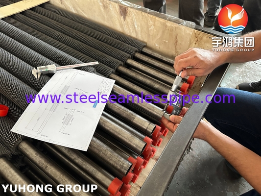 ASTM A213 T11 أنبوب غير متجانس من الفولاذ اللاصق أنبوب HFW ذو ظفر متسلسل للمصافي