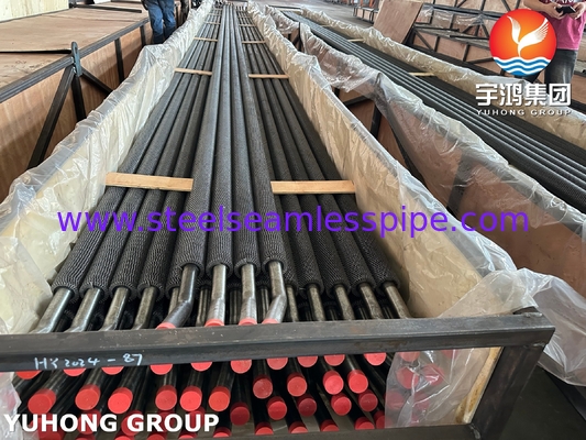 ASTM A213 T11 أنبوب غير متجانس من الفولاذ اللاصق أنبوب HFW ذو ظفر متسلسل للمصافي