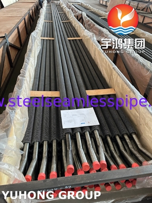 أنبوب زعانف مسنن لحام عالي التردد أنبوب ASTM A213 T11 للفرن والسخان