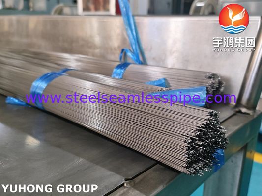 أيزو 9626 SS304 أنابيب الشعيرات الدموية الطبية المصفحة من الفولاذ المقاوم للصدأ