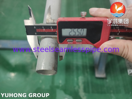 أنابيب مصفحة من الفولاذ المقاوم للصدأ ASTM A249 TP316Ti ، البتروكيماويات ، مبادلات الحرارة النفط والغاز