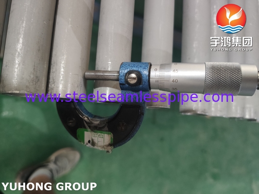 أنابيب مصفحة من الفولاذ المقاوم للصدأ ASTM A249 TP316Ti ، البتروكيماويات ، مبادلات الحرارة النفط والغاز