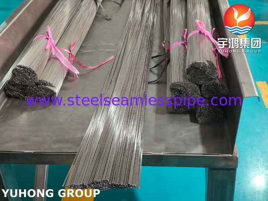 SUS304 القناة الطبية ، أنابيب الشعيرات من الفولاذ المقاوم للصدأ لإبر الحقن ISO9626