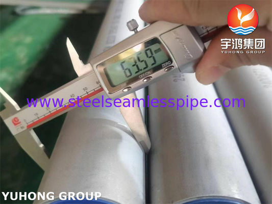 أنبوب ASME SA213 TP347 S34700 من الفولاذ المقاوم للصدأ غير الملحوم للمكثف