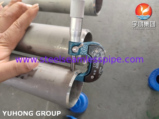 أنابيب ASTM A312 TP321 من الفولاذ المقاوم للصدأ المشرقة الملدنة غير الملحومة لصناعة النفط