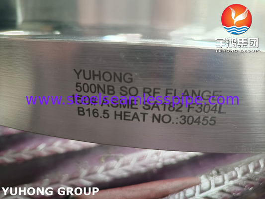 SA182 F304L الفولاذ المقاوم للصدأ الزحف على اللفافة ربط اللفافة RF FF لخدمة درجة الحرارة العالية