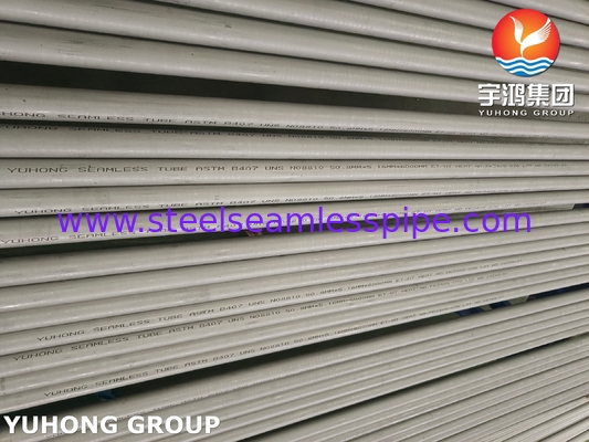 B407 N08810 Incoloy 800H النيكل سبيكة الفولاذ أنبوب بلا مسام نهاية النوع نهاية بسيطة لمتصاعدات التدفئة والفرن