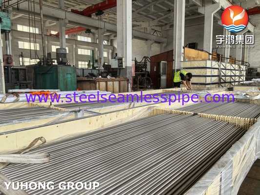 أنبوب U من الفولاذ المقاوم للصدأ ASTM A213 TP304L للمبادل الحراري