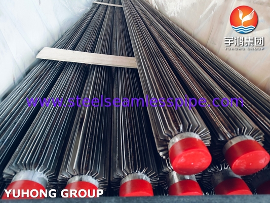 أنبوب زعانف لحام طولي ASTM A213 TP316L لمبردات الزيت وأنظمة التبريد
