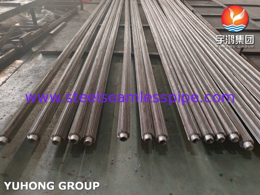 أنبوب زعانف لحام طولي ASTM A213 TP316L لمبردات الزيت وأنظمة التبريد