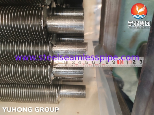 أنبوب زعانف مدمج من الصلب الكربوني ASTM A179 من النوع G لمبرد الهواء