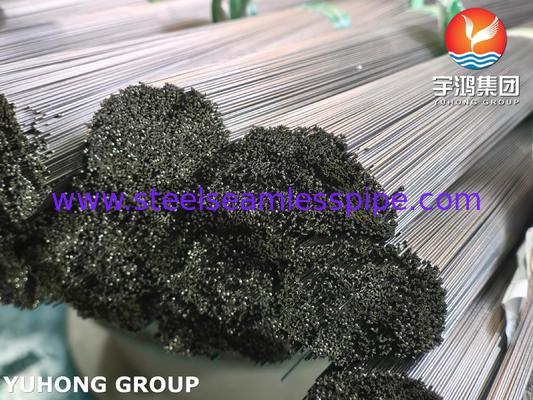 أنابيب خفيفة الجلد من الفولاذ المقاوم للصدأ عالية الدقة للحقن الطبي ISO9626 SUS304