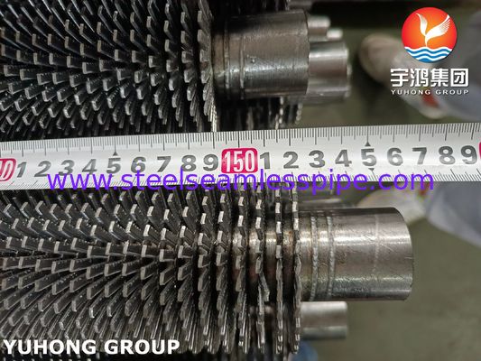 ASME SA192 أنبوب ذو زعانف متعرجة لنظام استرداد الحرارة النفايات